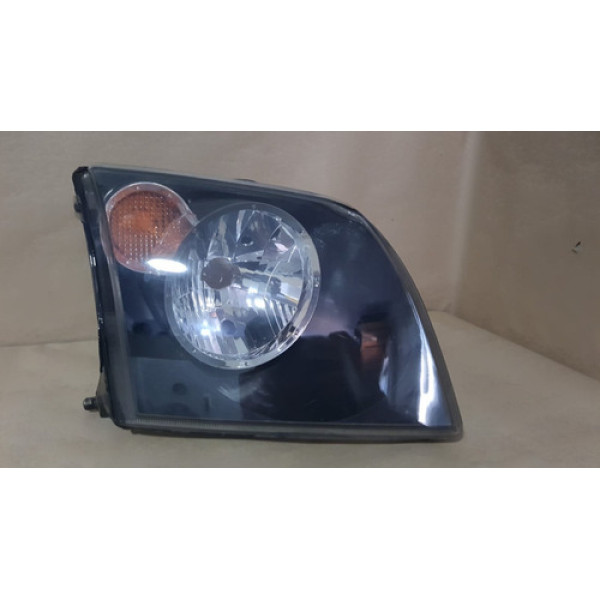 Farol Direito Ecosport 2003 A 2007 Mascara Negra Original