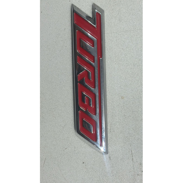 Emblema Turbo Tampa Traseira Gm Cruze 2017 Á 2021 Original