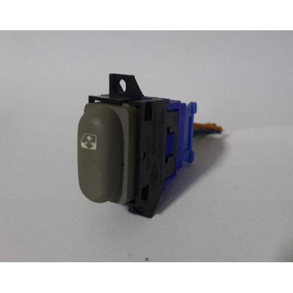 Botão Vidro Elétrico Do Painel Traseiro Scenic Plug Azul