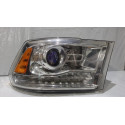 Farol Led Dodge Ram 2015 2016 2017 2018 Direito Com Detalhe