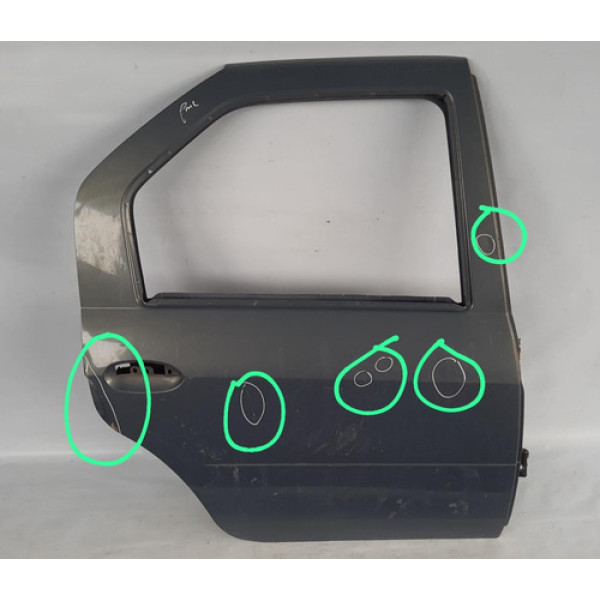 Porta Traseira Renault Logan Direito 2008/2013