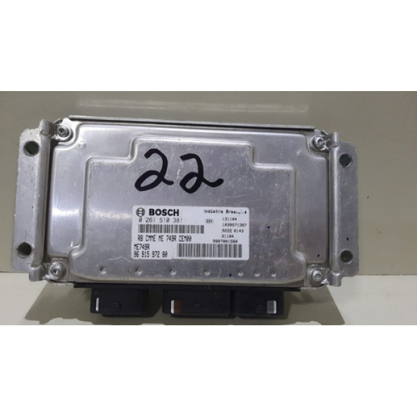 Módulo Injeção Peugeot 208 1.6 0261s10381