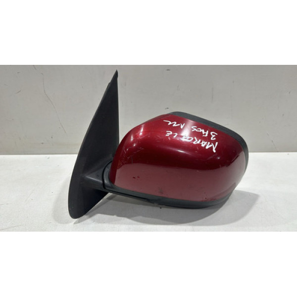 Retrovisor Esquerdo Elétrico Nissan March 2011 2015 Usado