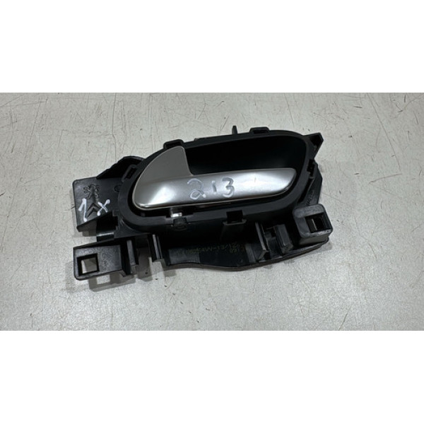 Maçaneta Interna Prata Lado Esquerdo Peugeot 208 2008 3008