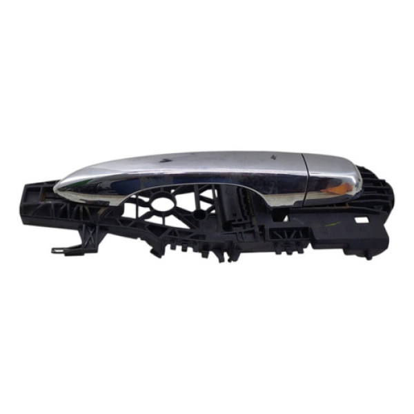 Suporte C/ Maçaneta Traseira Fiat Toro Esquerdo 2016 2022 Preto Traseira