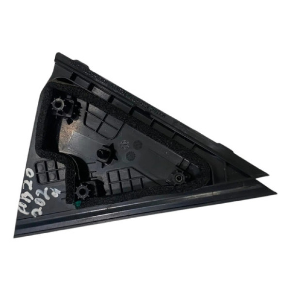 Moldura Porta Traseira Esq Hyundai Hb20 2020 A 2024 Preto