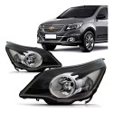 Farol Gm Agile Montana Masc Negra Le 2013 2015 Importado Nov