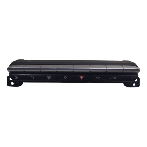 Regua Comando Alerta Som Chery Tiggo 8 2021 2024 Pro Preto Com Detalhe Prateado