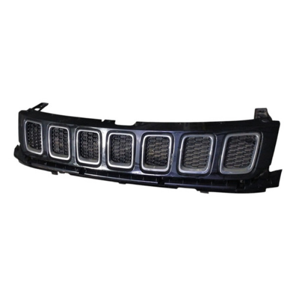 Grade Dianteira Parachoque Jeep Compass 2020 Preto Fosco