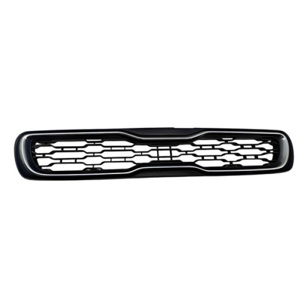 Grade Radiador Super Parachoque Kia Soul 2011 2013 Cromado Preto Ambos Lados