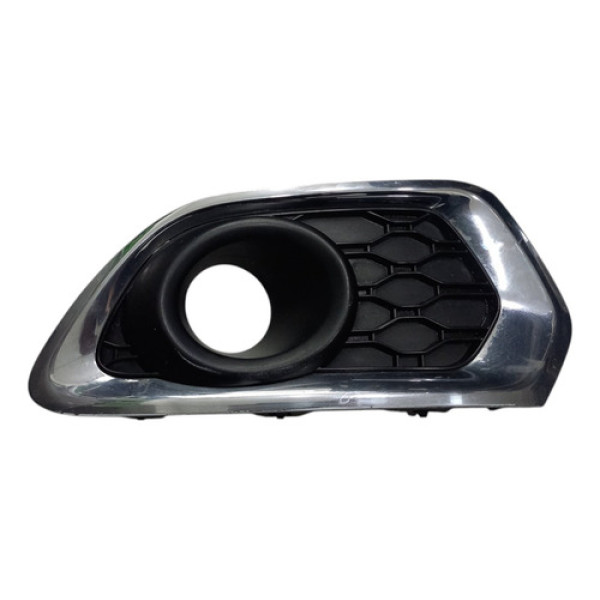 Grade Farol Milha Direito Renault Sandero 2015 A 2019 Preto Direito