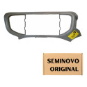 Moldura Central Multimídia Gm Onix 2015 2019 Original Cinza
