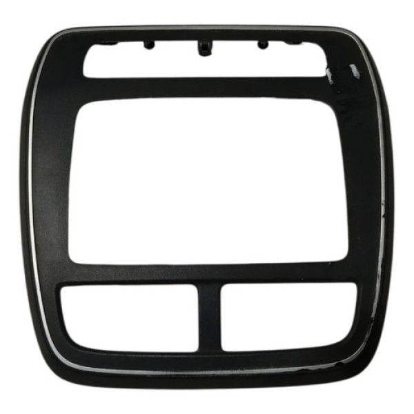 Moldura Central Painel Renault Kwid 2018 2022 Preto