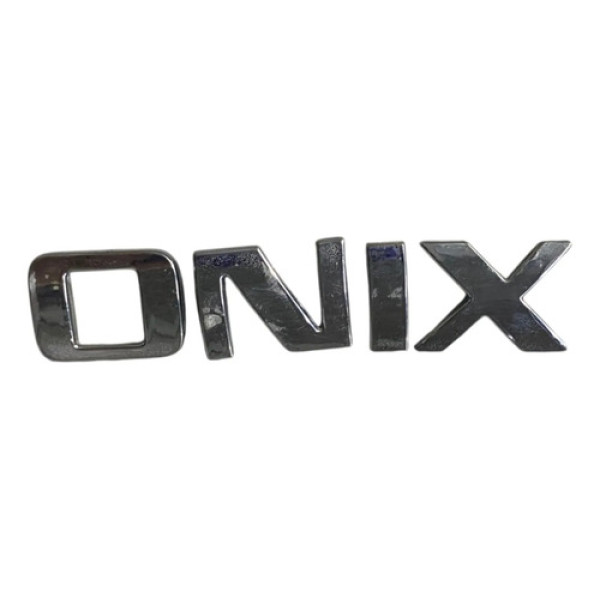 Emblema Tampa Traseira Chevrolet Onix 2020 10tat Cromado