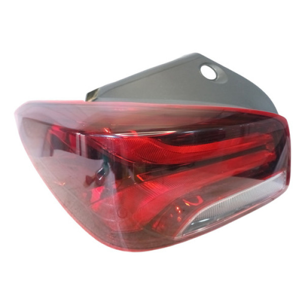 Lanterna Le Original Gm Onix Hatch Turbo 2020 2024 C Soquete Esquerdo Vermelho E Cristal