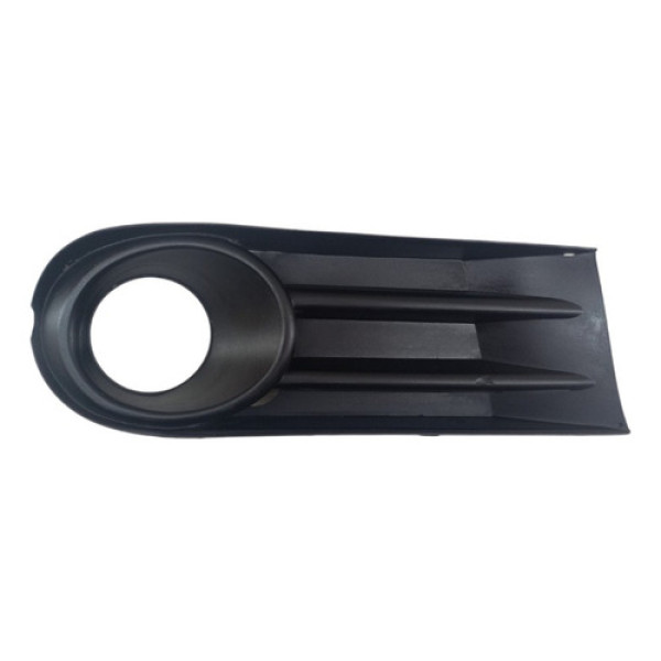 Moldura Farol Milha Volkswagen Voyage Gol G5 2009 2012 Preto Direito