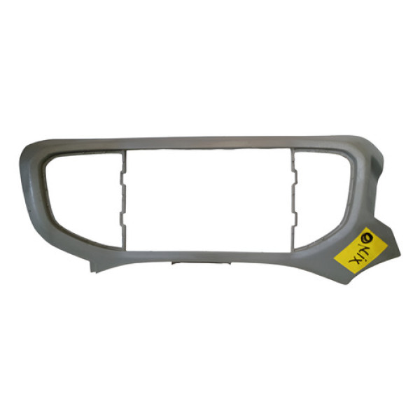 Moldura Central Multimídia Gm Onix 2015 2019 Original Cinza