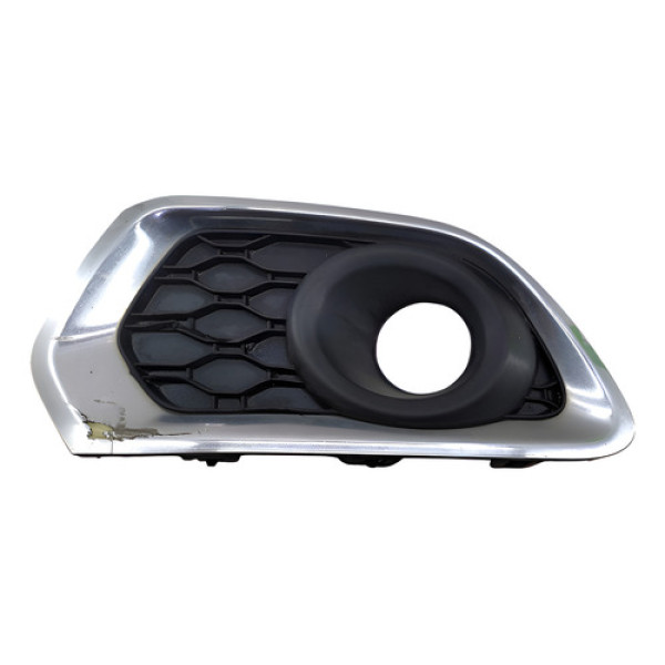 Moldura Farol De Milha Renault Sandero Ld 2015 2019 Detalhe  Preto Direito