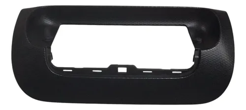 Moldura Painel Multimídia Fiat Cronos 2018 2020 C Detalhe Preto