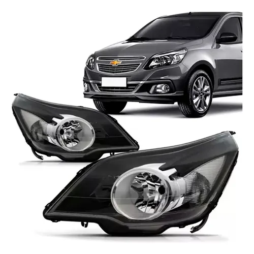 Farol Gm Agile Montana Masc Negra Le 2013 2015 Importado Nov