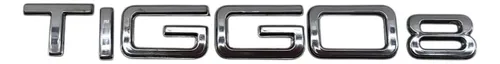 Emblema Cromado Tampa Do Porta Malas Tiggo 8 2020 2022