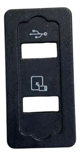Acabamento Tomada Usb Chery Tiggo5 Pro 2022 2023 Preto
