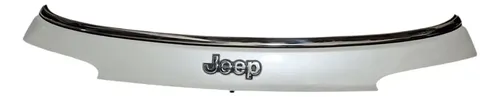 Moldura Acabamento Tampa Traseira Jeep Compass 2.0 2019 Branco