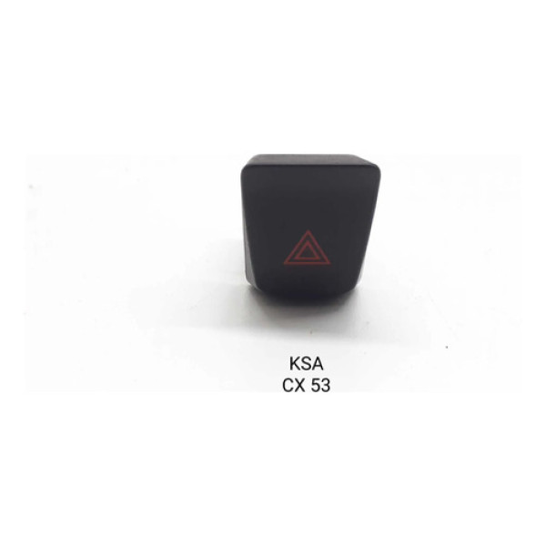 Botão Pisca Alerta Nissan Kicks 2016 2017 2018 2019 2020 Preto