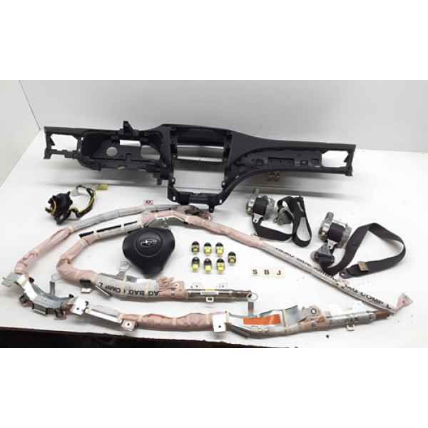 Kit Airbag Subaru Forester 2009 A 2012 Preto