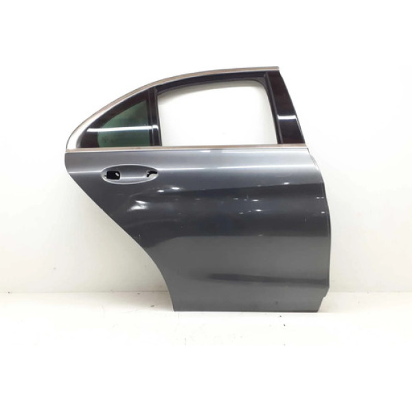 Porta Traseira Direita Mercedes C180 C200 2015 2016 17 2018 Traseira Direita Cinza