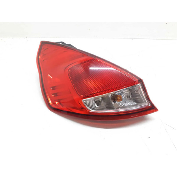 Lanterna Traseira Esquerda New Fiesta 2013 A 2017 Esquerdo/motorista Vermelho