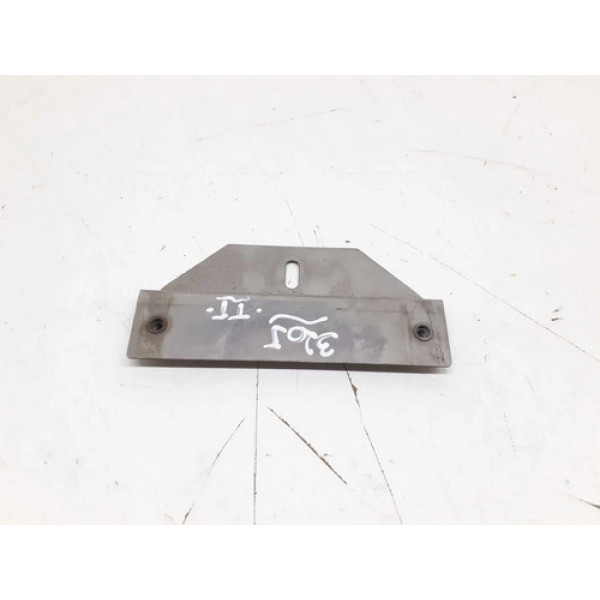 Suporte Placa Traseira Bmw 320i 2013 2014 2015 2016 17 2018 Prateado