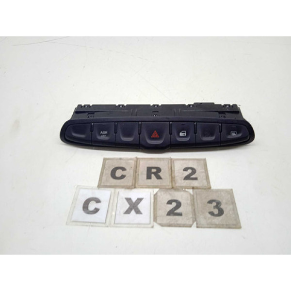 Comando Pisca Alerta Desembacador Fiat Cronos 2021 A 2024  Preto