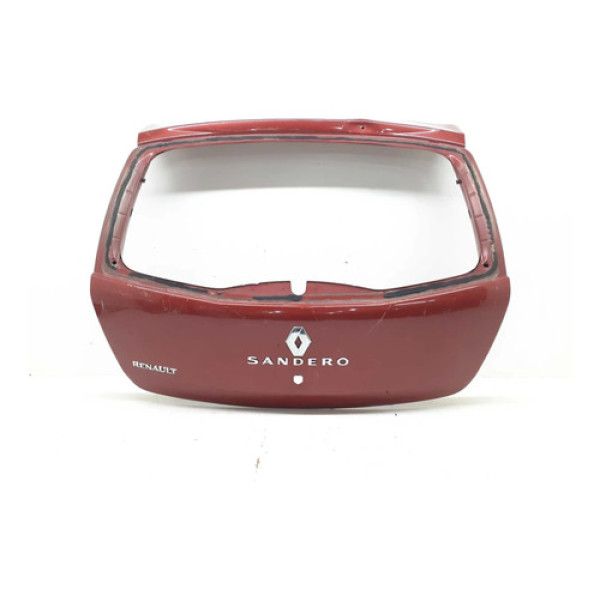 Tampa Traseira Sandero 2008 2009 10 11 12 2013 Com Detalhe Vermelho