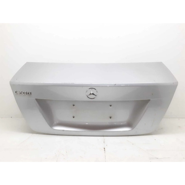 Tampa Traseira Mercedes C 200 2012 A 2014 Com Detalhe Prateado