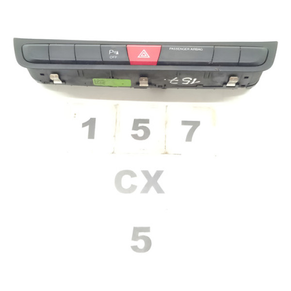 Comando Botao Alerta Jeep Compass 2017 A 2021 149  Preto