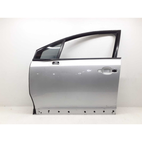 Porta Dianteira Esquerda Citroën C4 2008 A 2012 Dianteira Esquerda Prateado