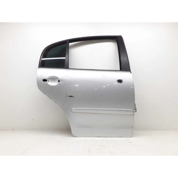 Porta Traseira Direita Vw Polo Sedan 2004 A 2012 Recuperada Traseira Direita Prateado