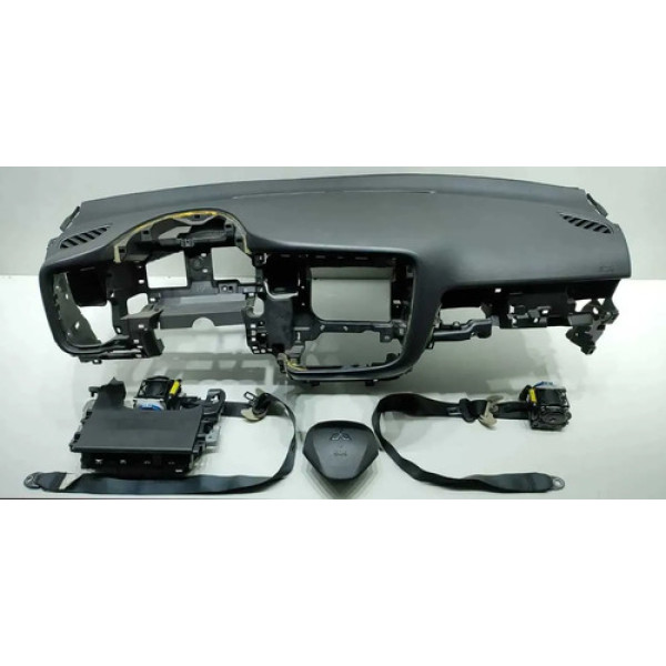 Kit Airbag Mitsubishi Outlander 2015 2016 2017 2018 S/módulo Preto