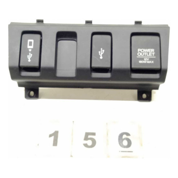 Tampa Acabamento 12v Usb Honda Hrv 2019 A 2021 