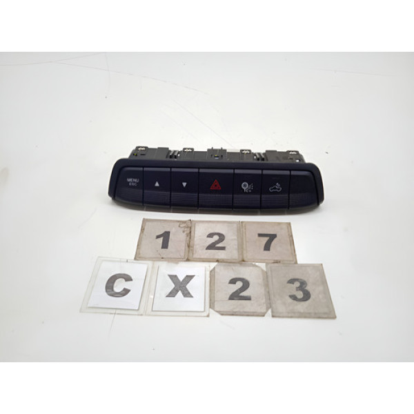 Comando Pisca Alerta Tracao Menu Fiat Strada 2021 A 2024 127 Preto