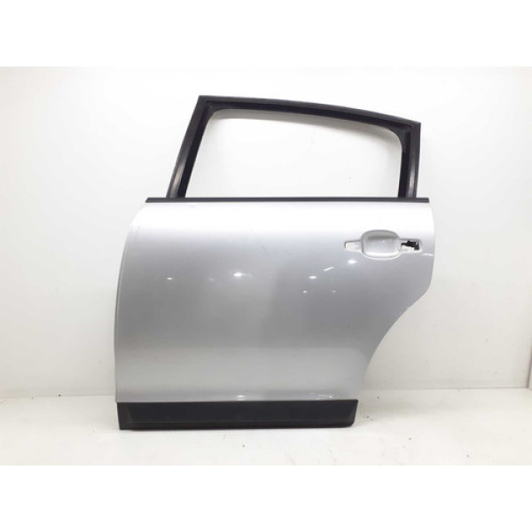 Porta Traseira Esquerda Citroën C4 Hatch 2008 A 2013 Traseira Esquerdo Prateado