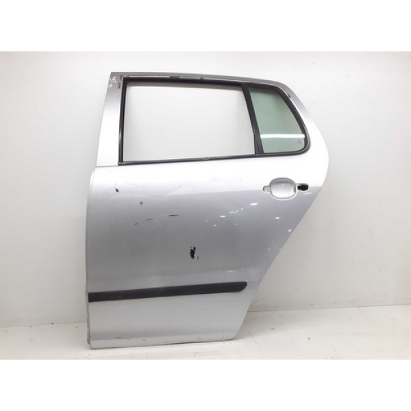 Porta Traseira Esquerda Vw Fox 2004 A 2010 Traseira Esquerdo Prateado