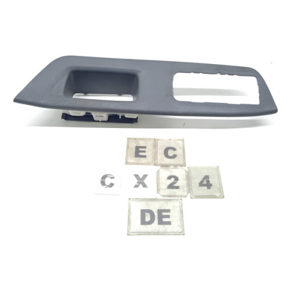 Moldura Comando Vidro Dianteiro Esquerdo Ecosport 2013 A 17 Preto