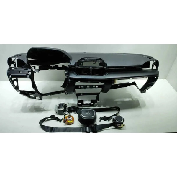 Kit Airbag Fiat Pulse 2021 2022 2023 2024 2025 Sem Módulo Preto