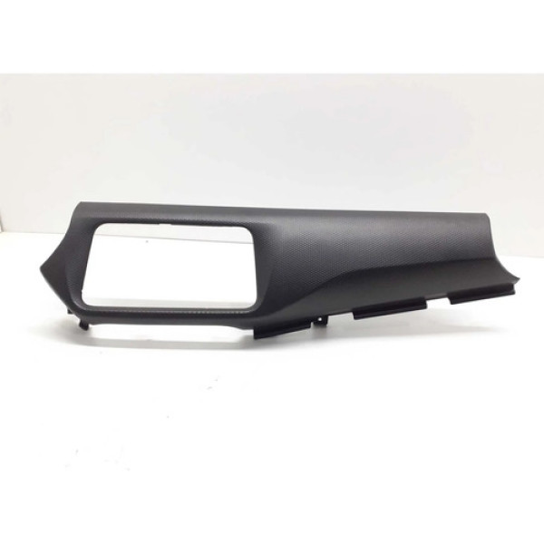 Moldura Painel Multimidia Nissan Kicks 2016 17 18 19 20 21 Cinza