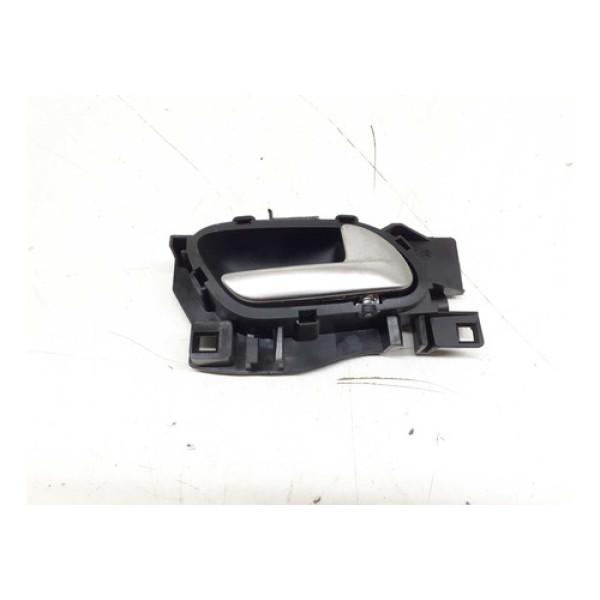 Maçaneta Traseira Direita Interna Peugeot 208 2013 A 2020 Prateado Traseira