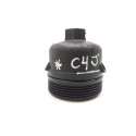 Copo Tampa Filtro Óleo Motor Peugeot Citroën 1.6 16v Preto