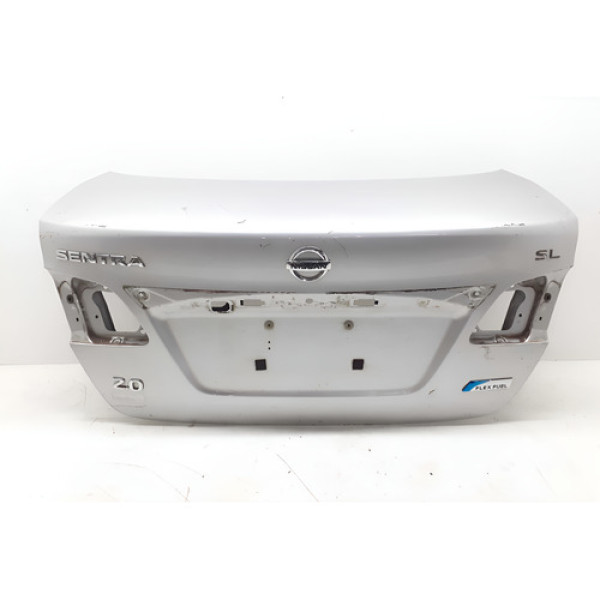 Tampa Traseira Nissan Sentra 2014 A 2020 Prateado