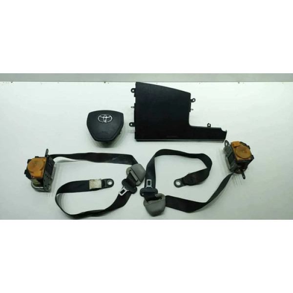 Kit Airbag Toyota Etios 2016 2017 2018 2019 2020 Sem Módulo  Preto